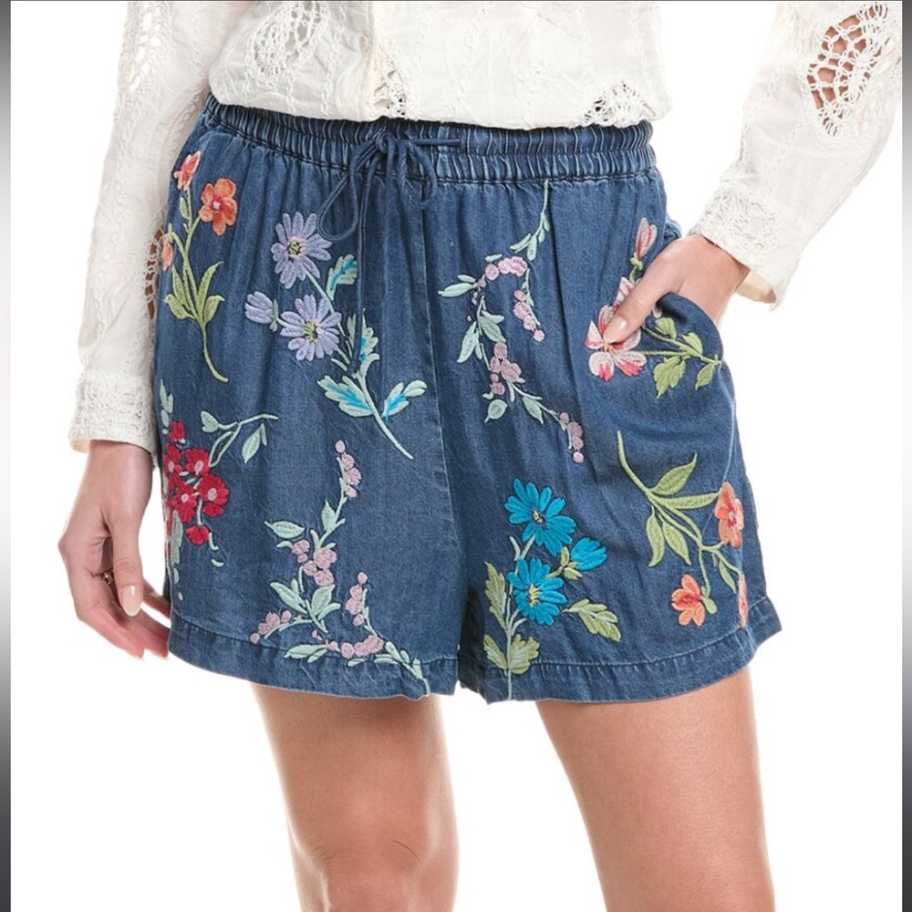 johnny was evangeline drawstring shorts